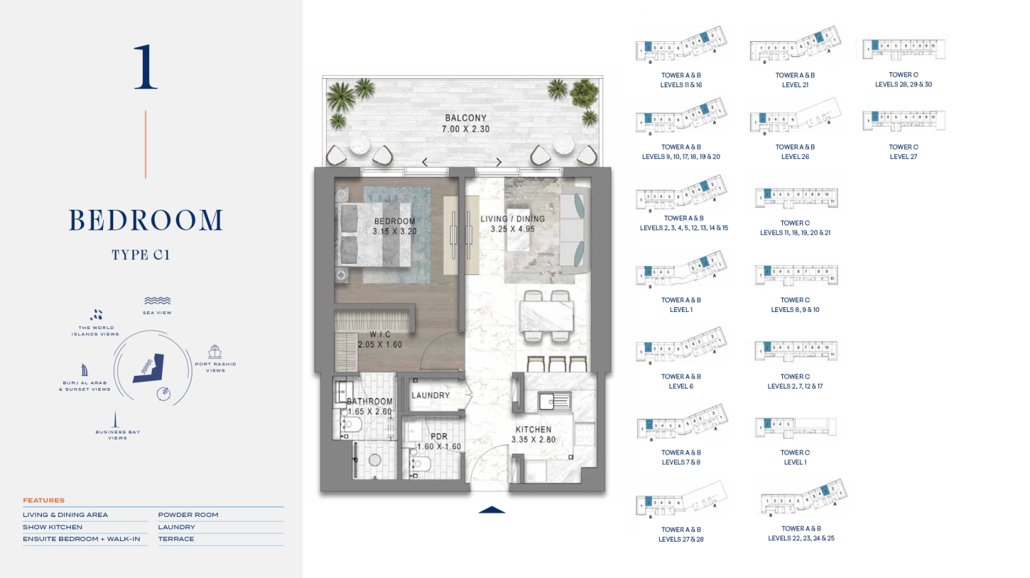 2 BR - Type B